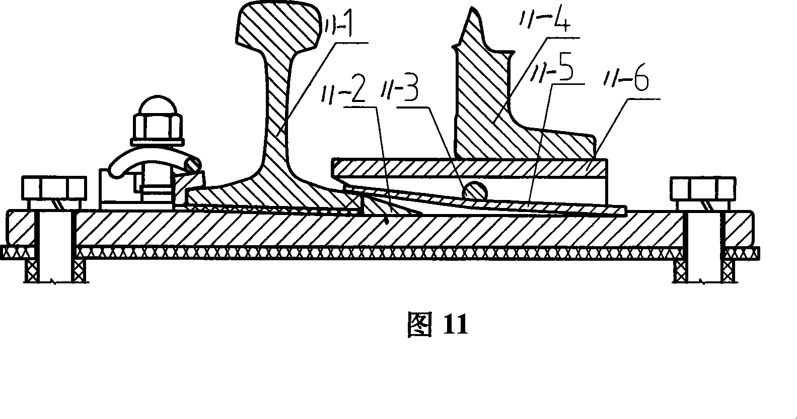 Outer sphenoid adjustment striking flake type fastener