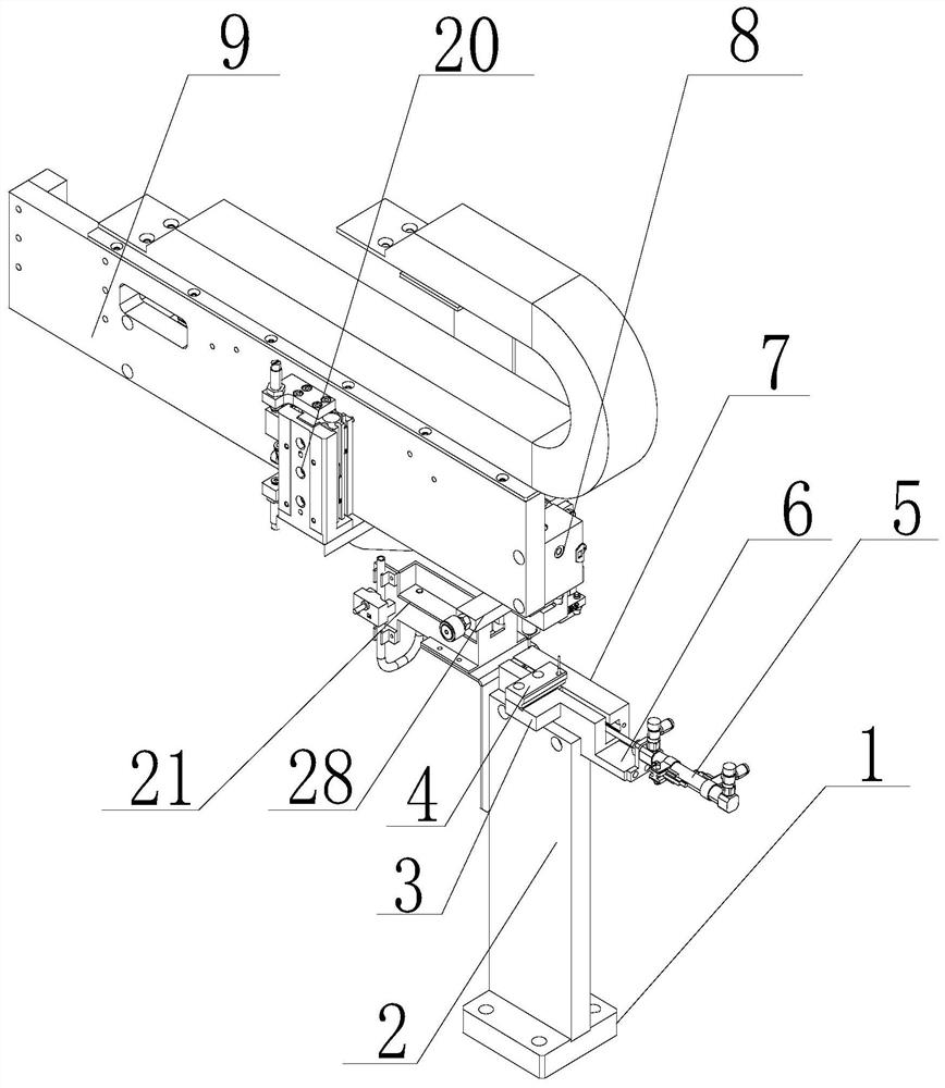 Internet of Things intelligent gas meter speed reducer output end movable sealing ring intelligent assembling system