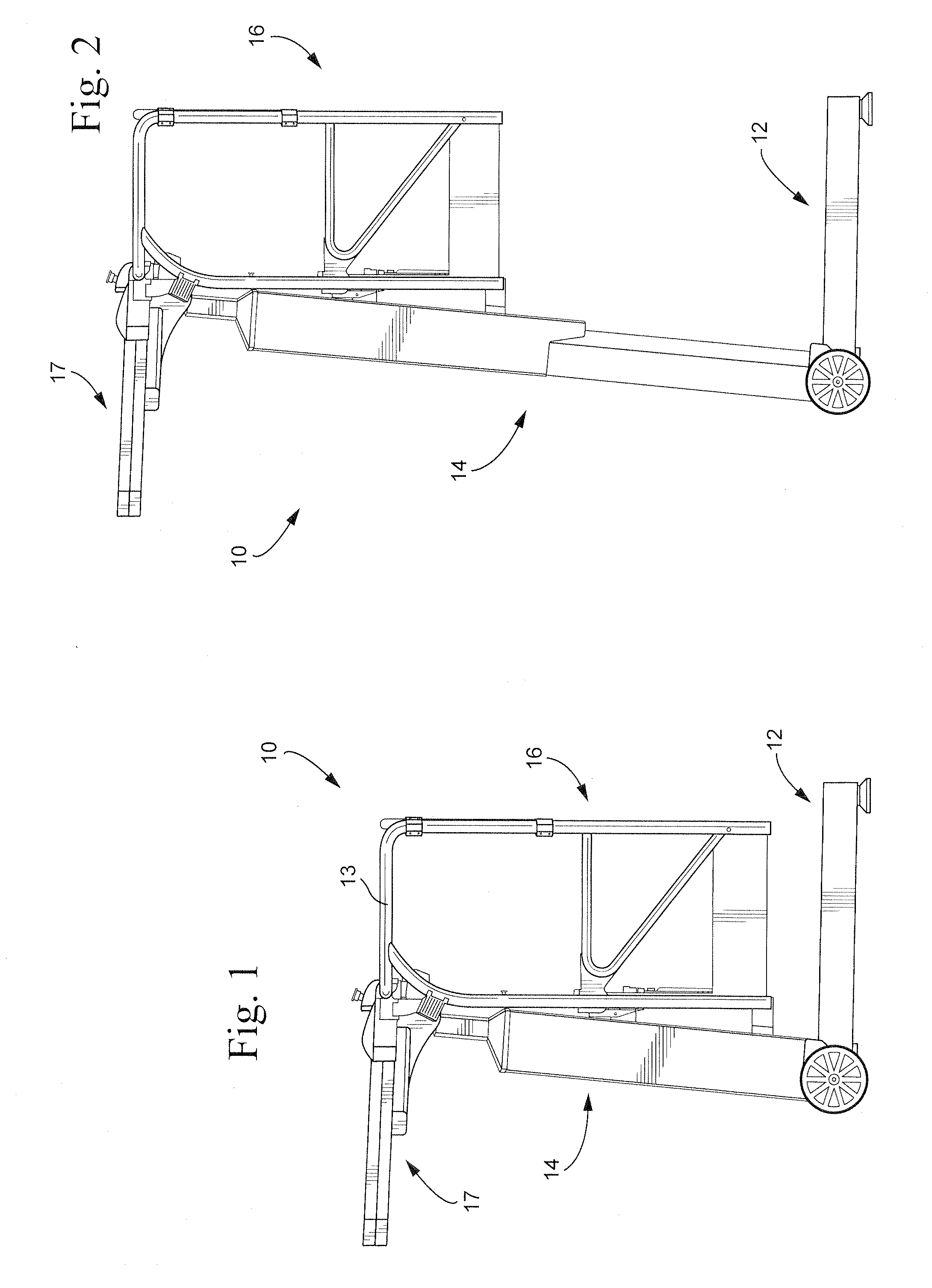 Mast Lift with Screw Drive and Gas Strut