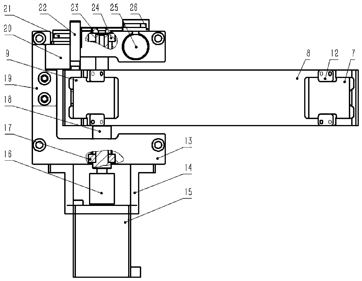 Prism light guide mechanism for optical lens barrel and visual optical axis indication system