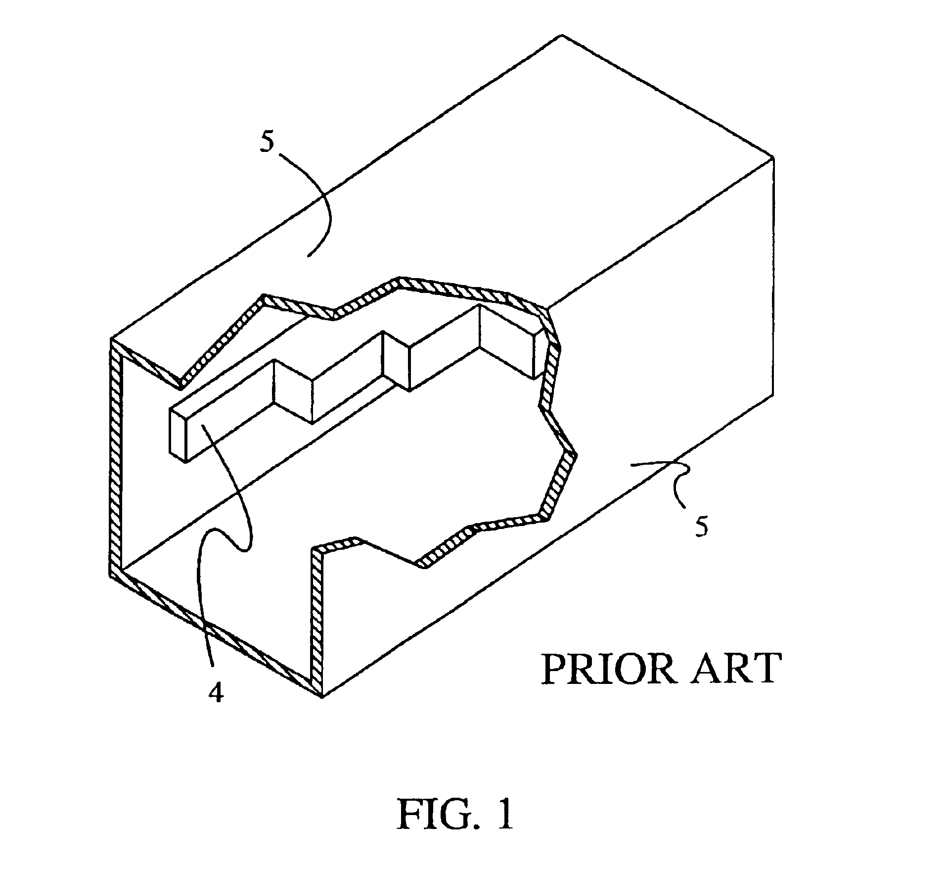 Parallel plate septum polarizer for low profile antenna applications