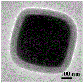 Preparation method of yolk-eggshell structured nitrogen-doped carbon-coated Fe3O4@SnO2 magnetic nanometer box