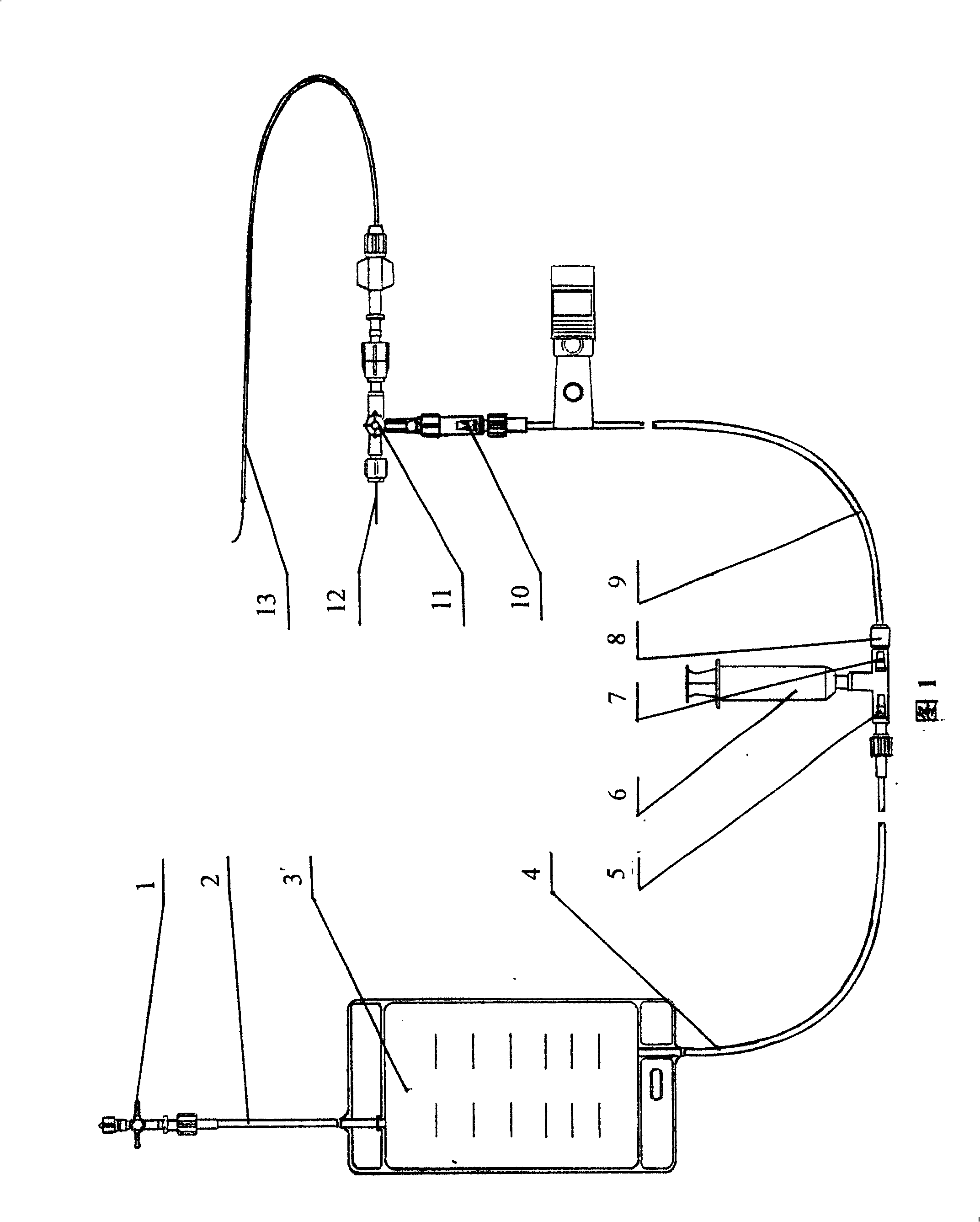 Thromboembolism agent, storage and releasing device thereof