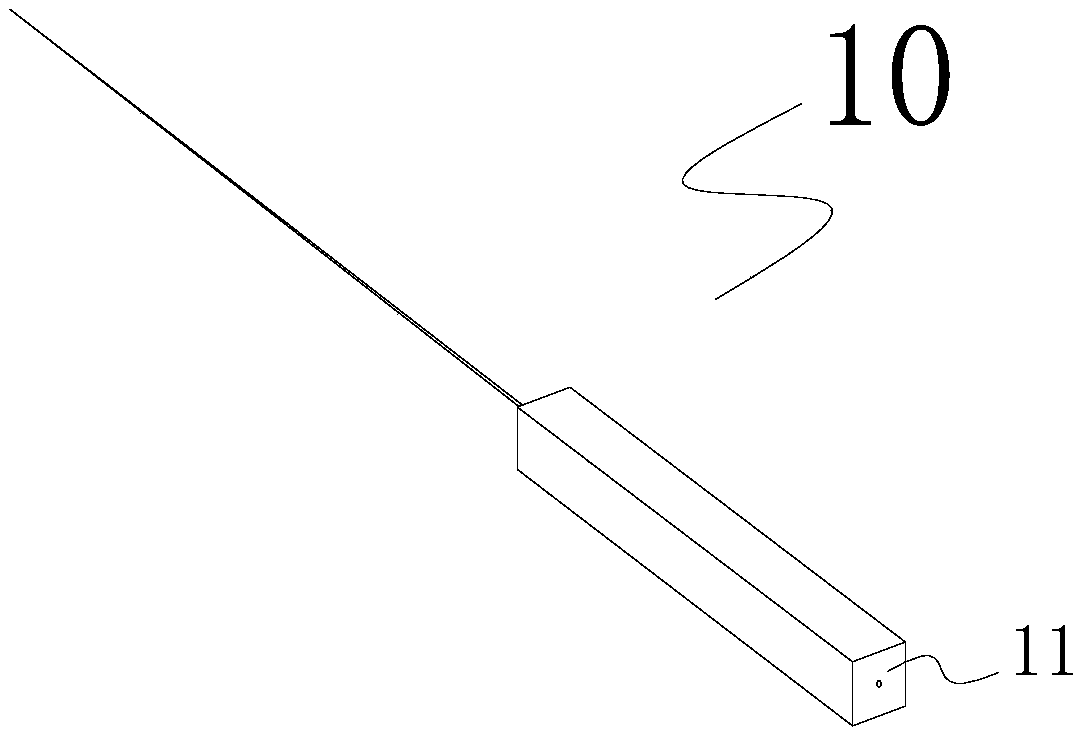 Tool used for optical fiber capillary tube film coating