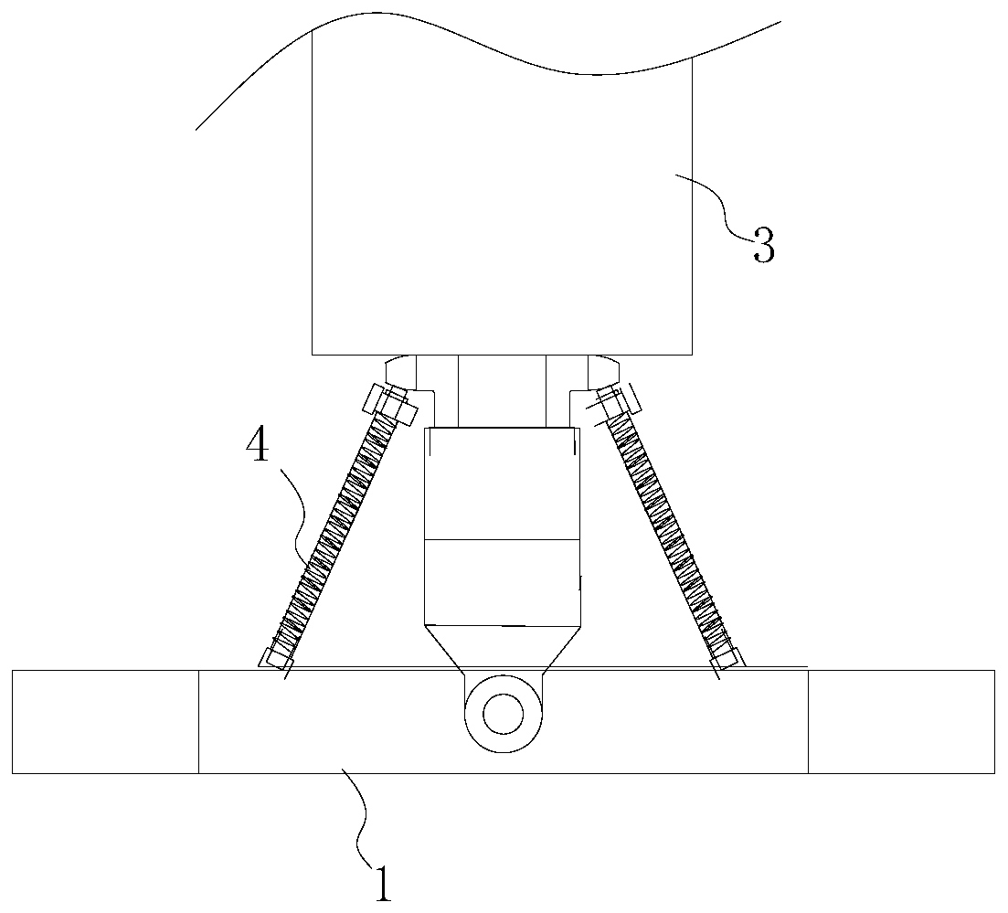 Mining endless rope winch steel wire rope anti-floating automatic passing device and method