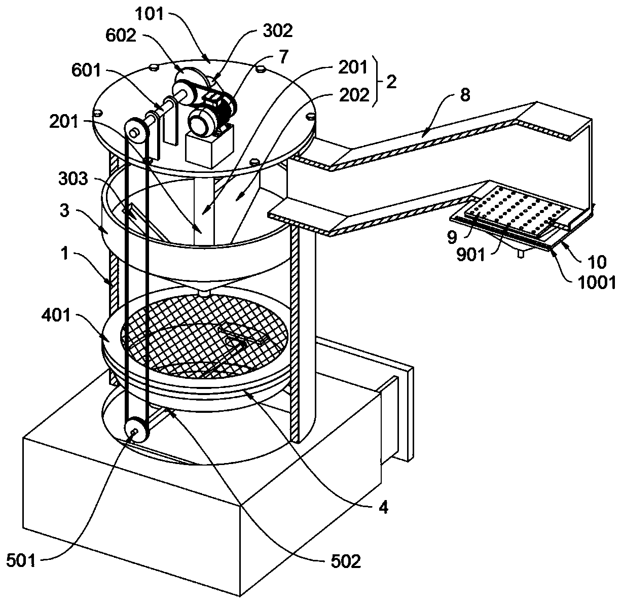 Heat accumulating type based incineration integrated equipment capable of circularly treating waste gas