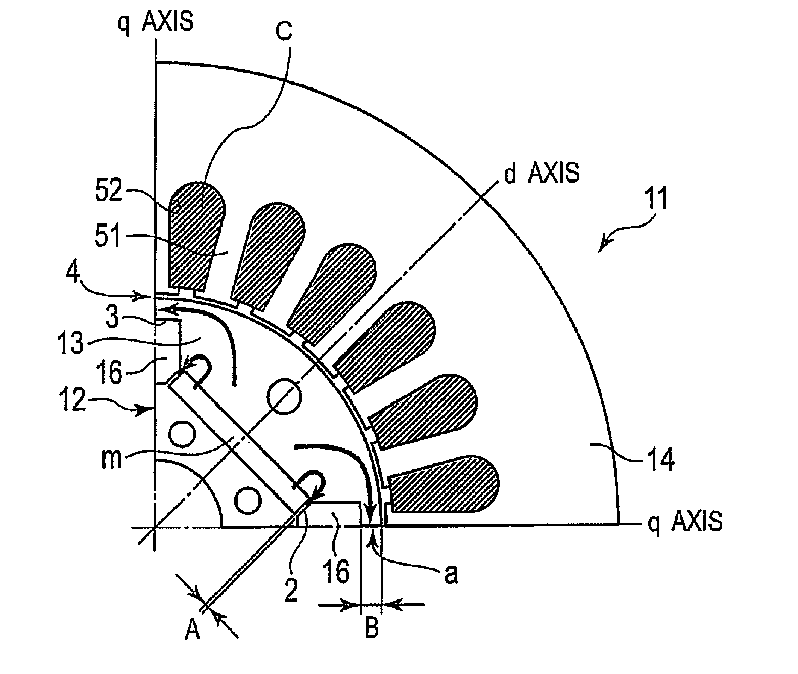 Variable magnetic flux-type rotary electric machine