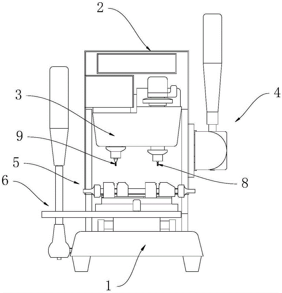 Key machining equipment