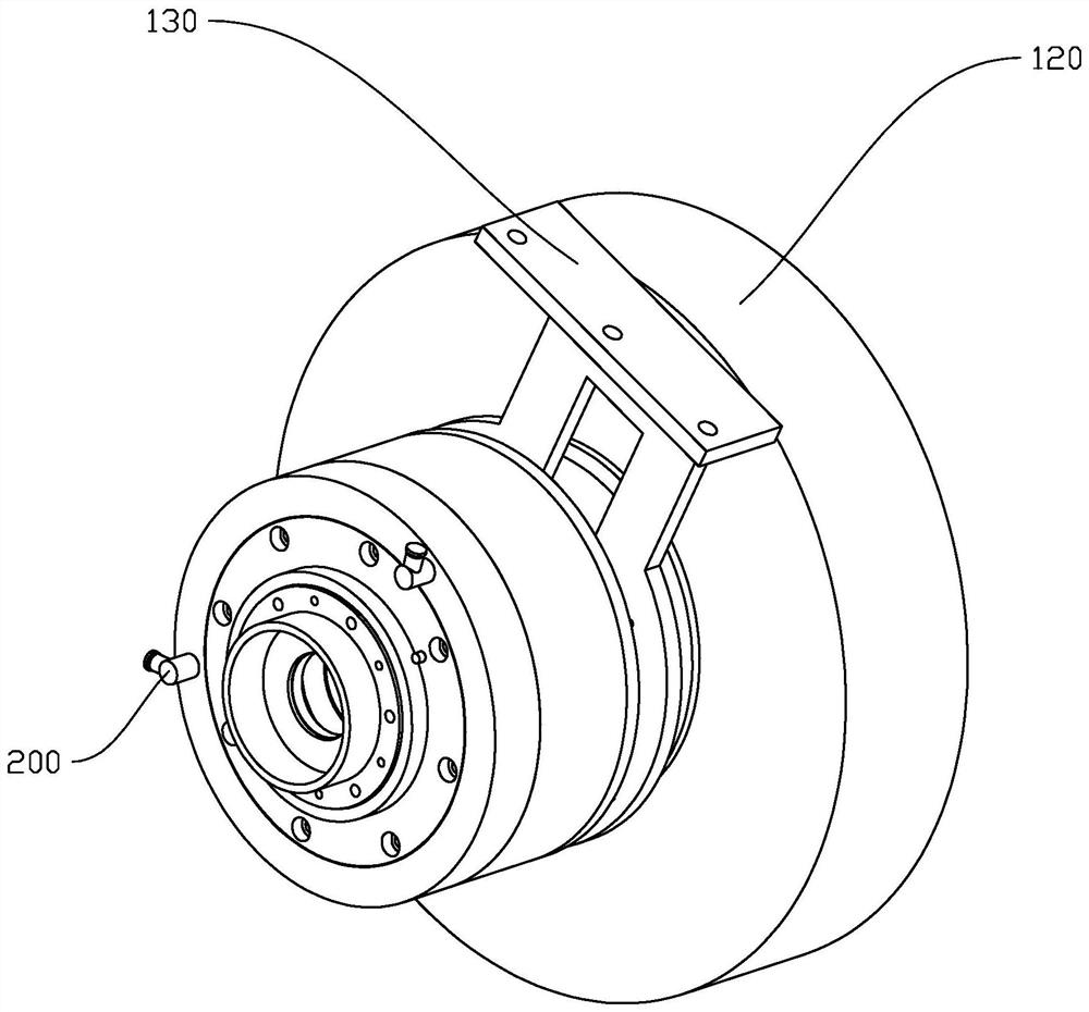 Specially-made air cylinder swing mechanism