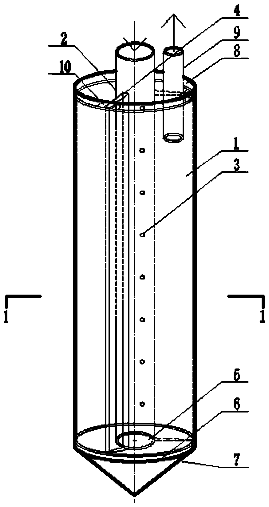 A liquid nitrogen freezer and processing method for vertical compartmental freezing