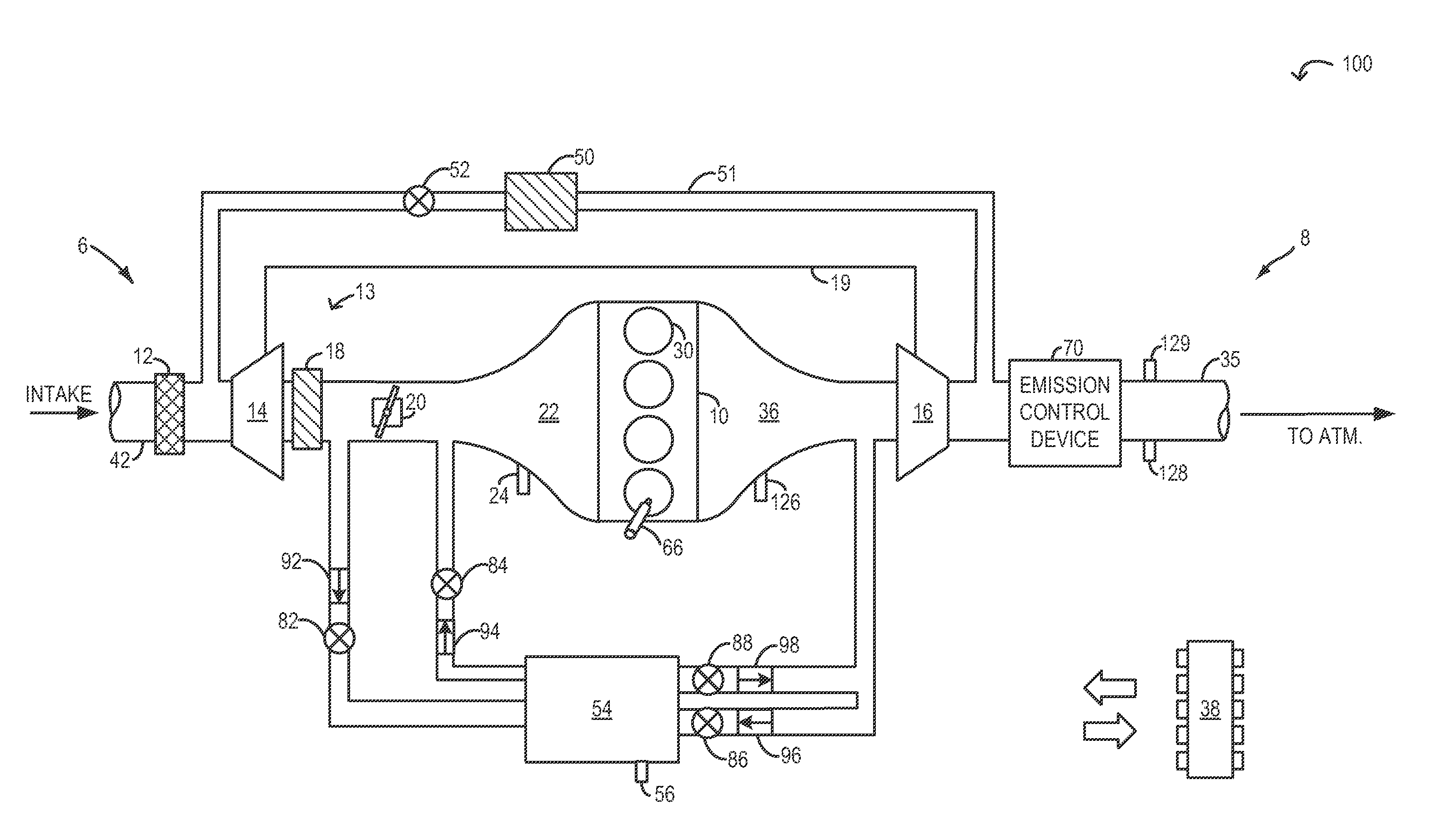 Boost reservoir EGR control