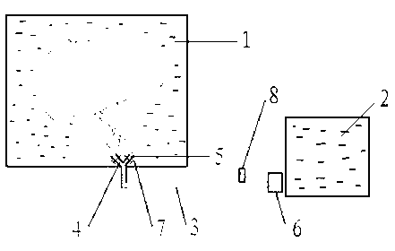 In vitro continuous filling device used for autologous liver transplantation