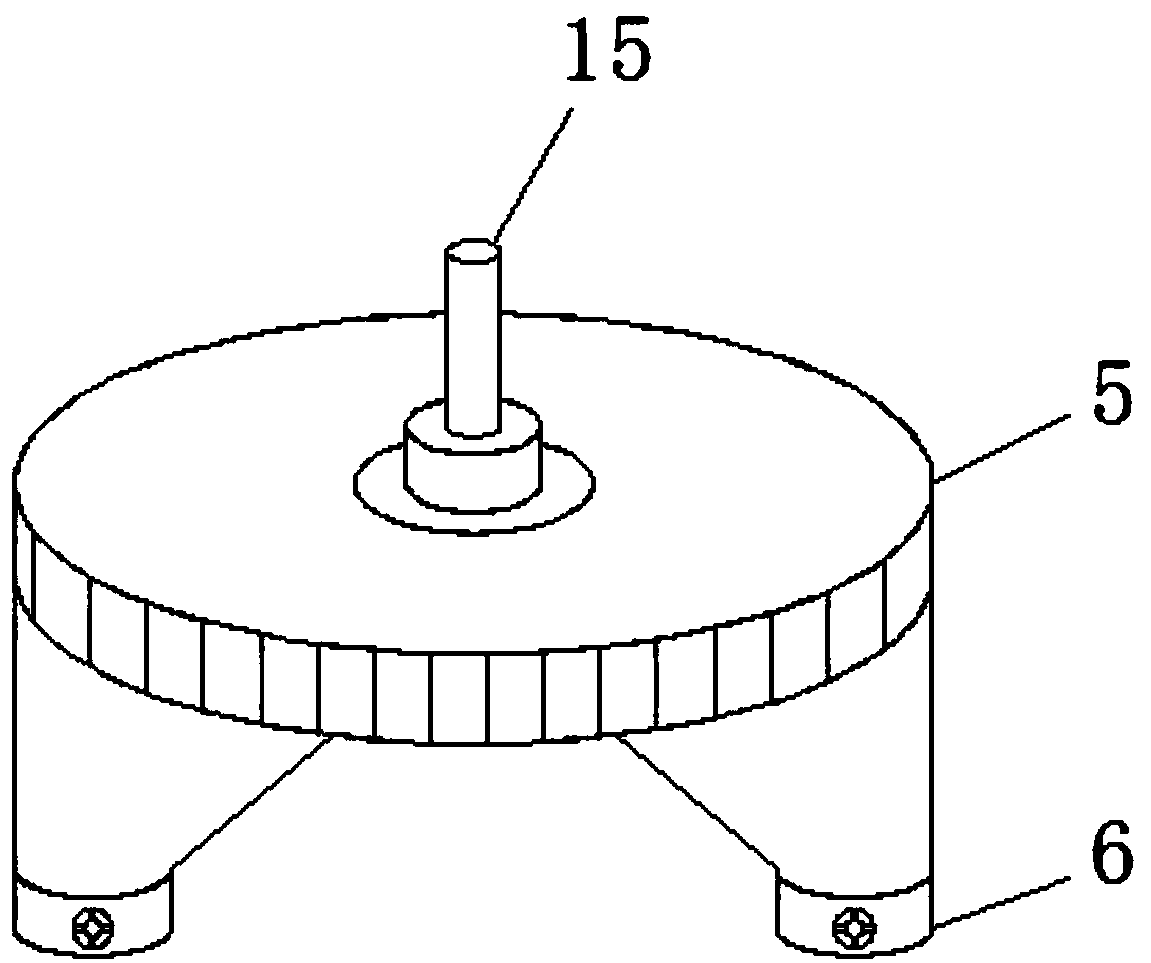 Rotary type impact plate mining sanding machine