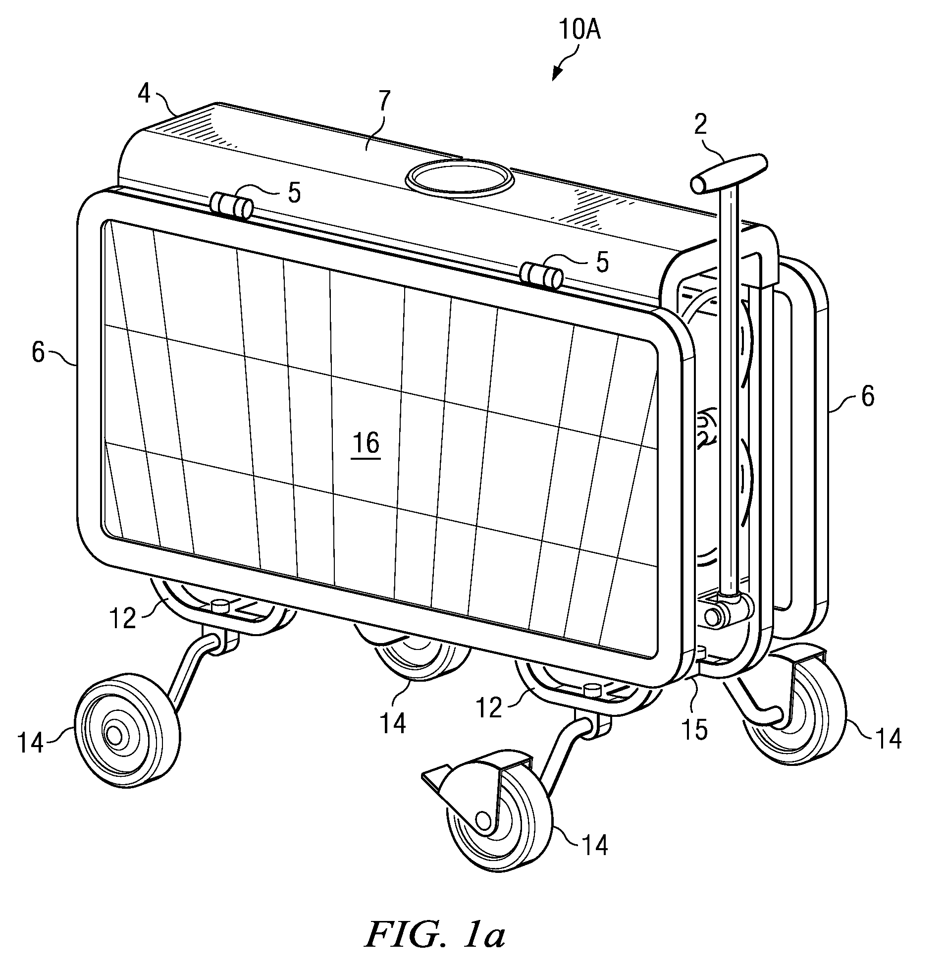 Portable solar power source