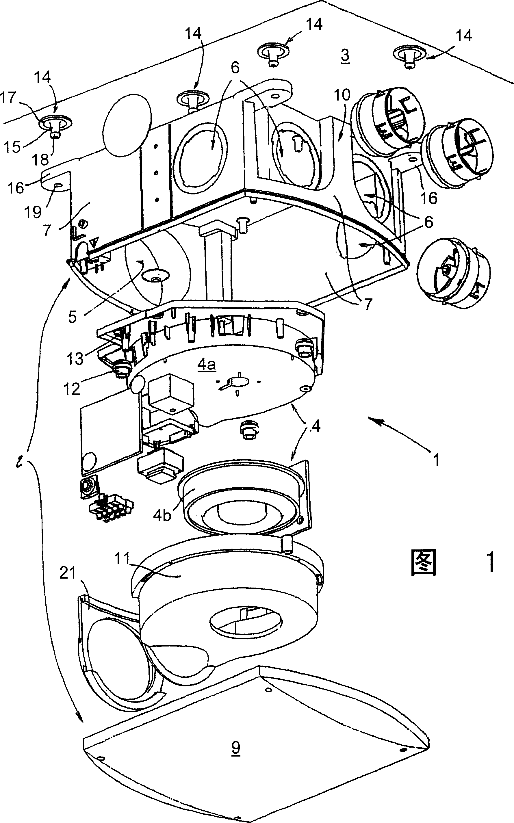 Sound-proof ventilation unit