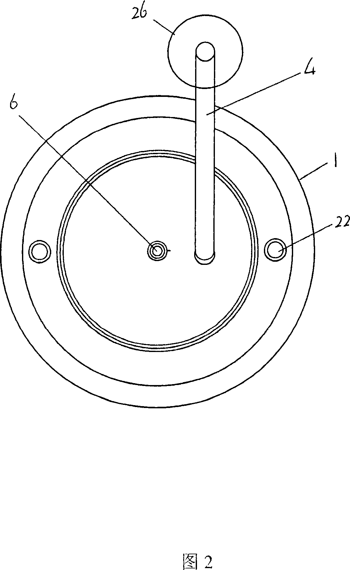 Internal-combustion heating type biomass gasification furnace