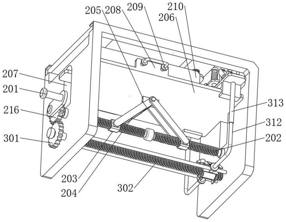 Special engraving table stabilizing device for engraving processing of ancient building brick engraving machine