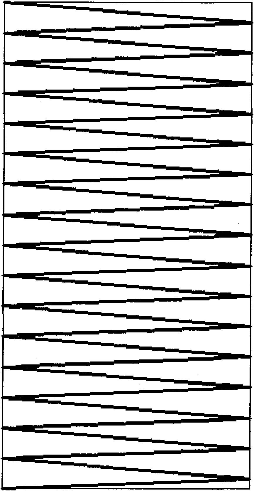 Single wave beam scanning imaging method of passive THz wave imaging system