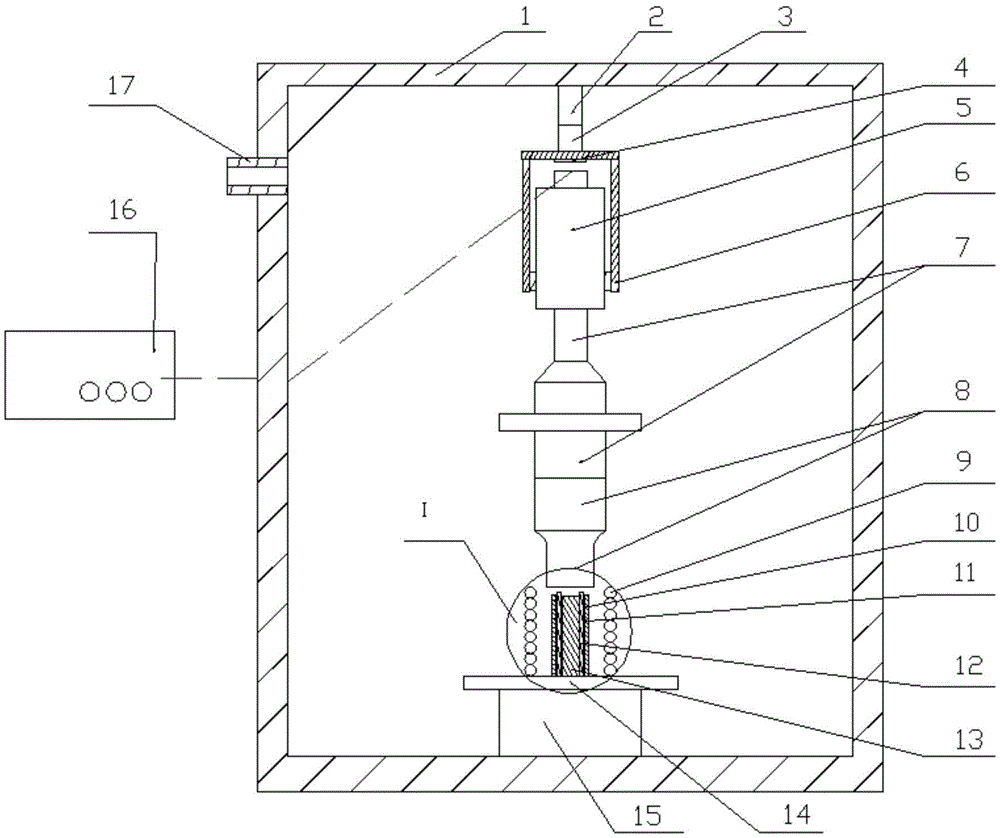 A pollution-free and high-efficiency refining titanium-aluminum alloy device