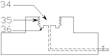 Earth and rockfill dam core wall hydraulic fracture test device