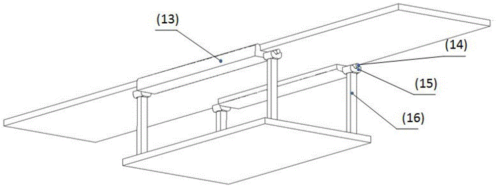 Groove type uniform light condensing single axis tracking solar photovoltaic power generating device