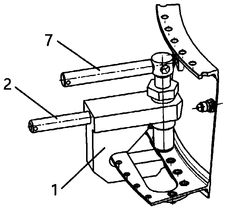 Device used for mechanical extrusion type flaring