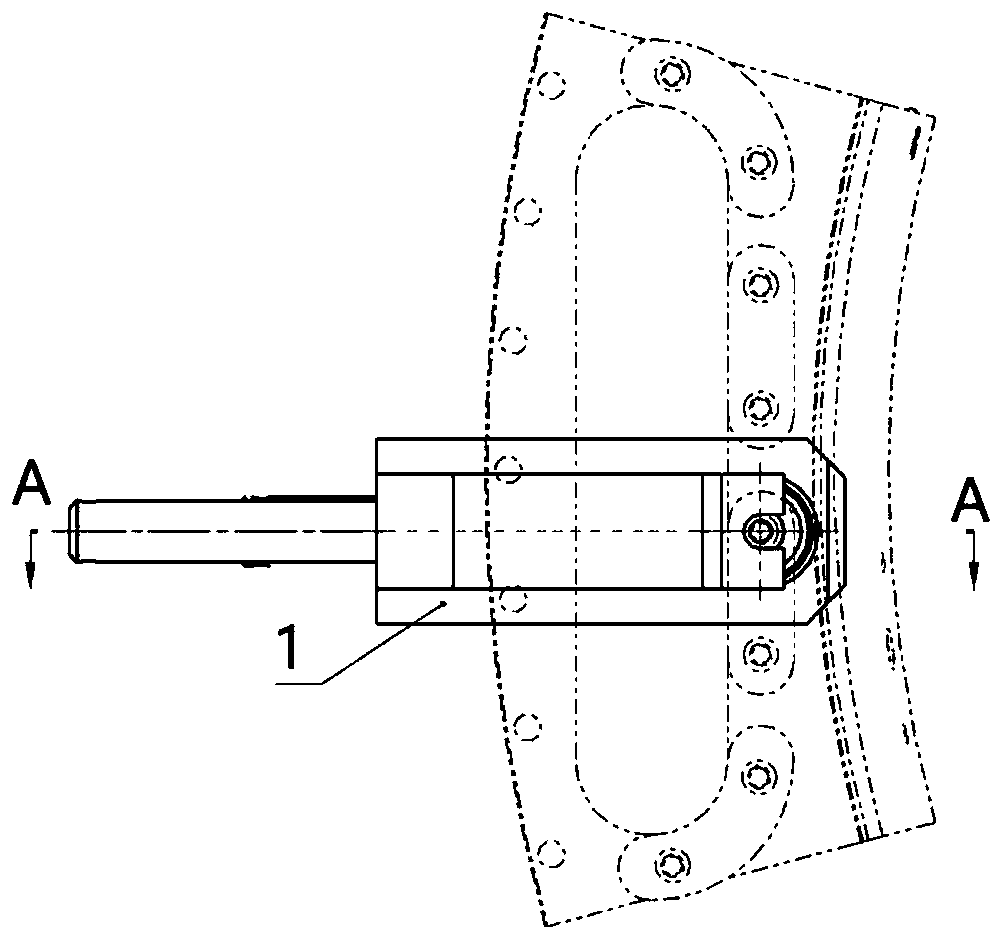 Device used for mechanical extrusion type flaring