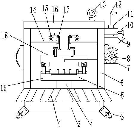 Forming die for abrasive grinding wheel production