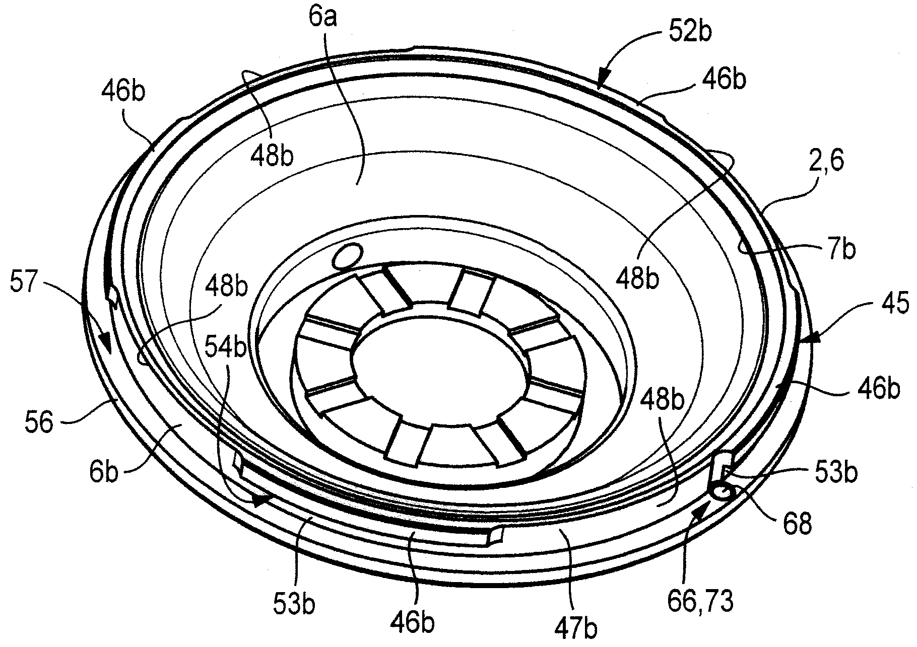 Fluid-actuated diaphragm drive