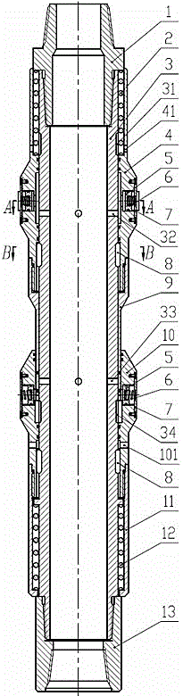 Linkage type drill stem anti-twist tool