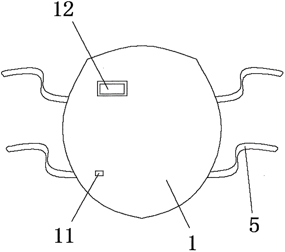 Thoracic-abdominal belt specially used for achieving fixed bandaging function after cardiac surgical operation