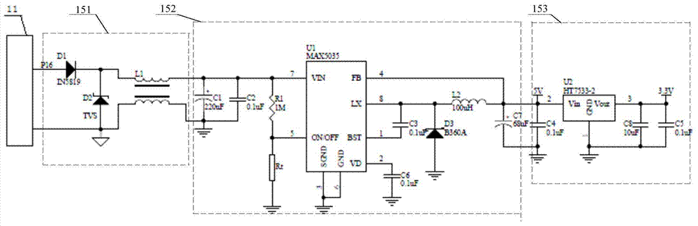 Vehicle-mounted electronic device