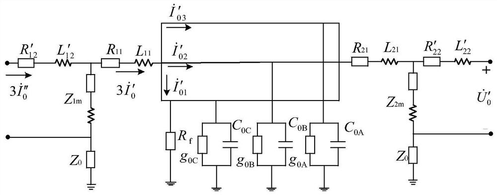 Power distribution network high-resistance grounding fault identification method based on real-time measurement of damping difference value of double voltage transformers