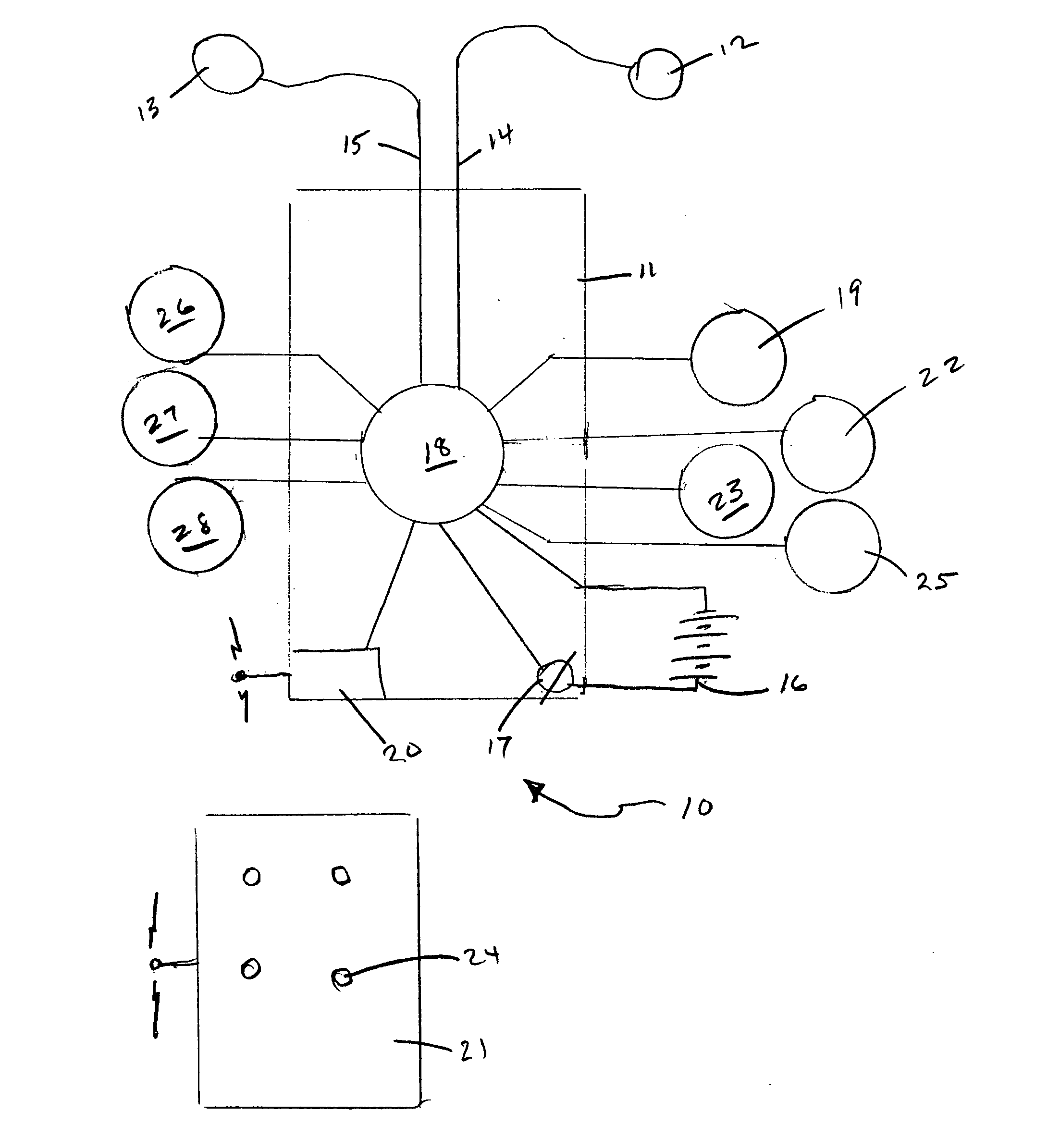 Multiple sensor heat alarm