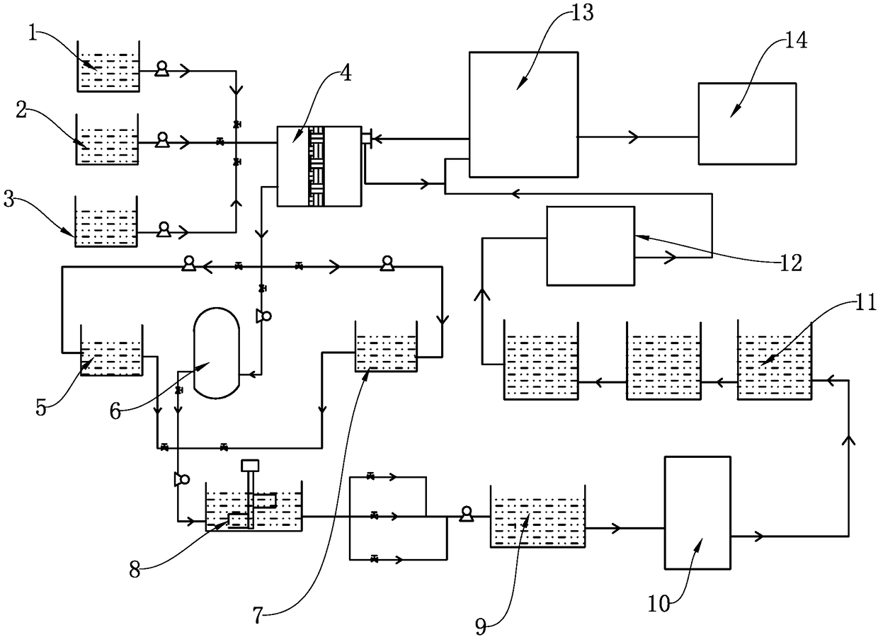 High-salinity comprehensive wastewater treatment system for chemical industry parks