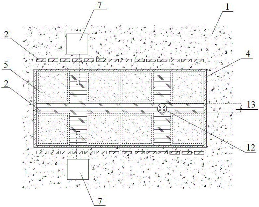 Method capable of being used for rain water seepage-filtering, collection and storage and purification in sponge city