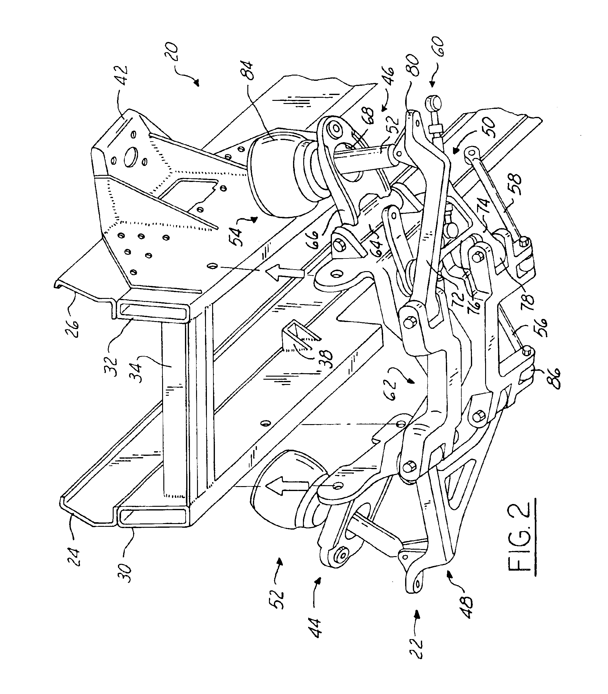 Modular cast independent front suspension subframe