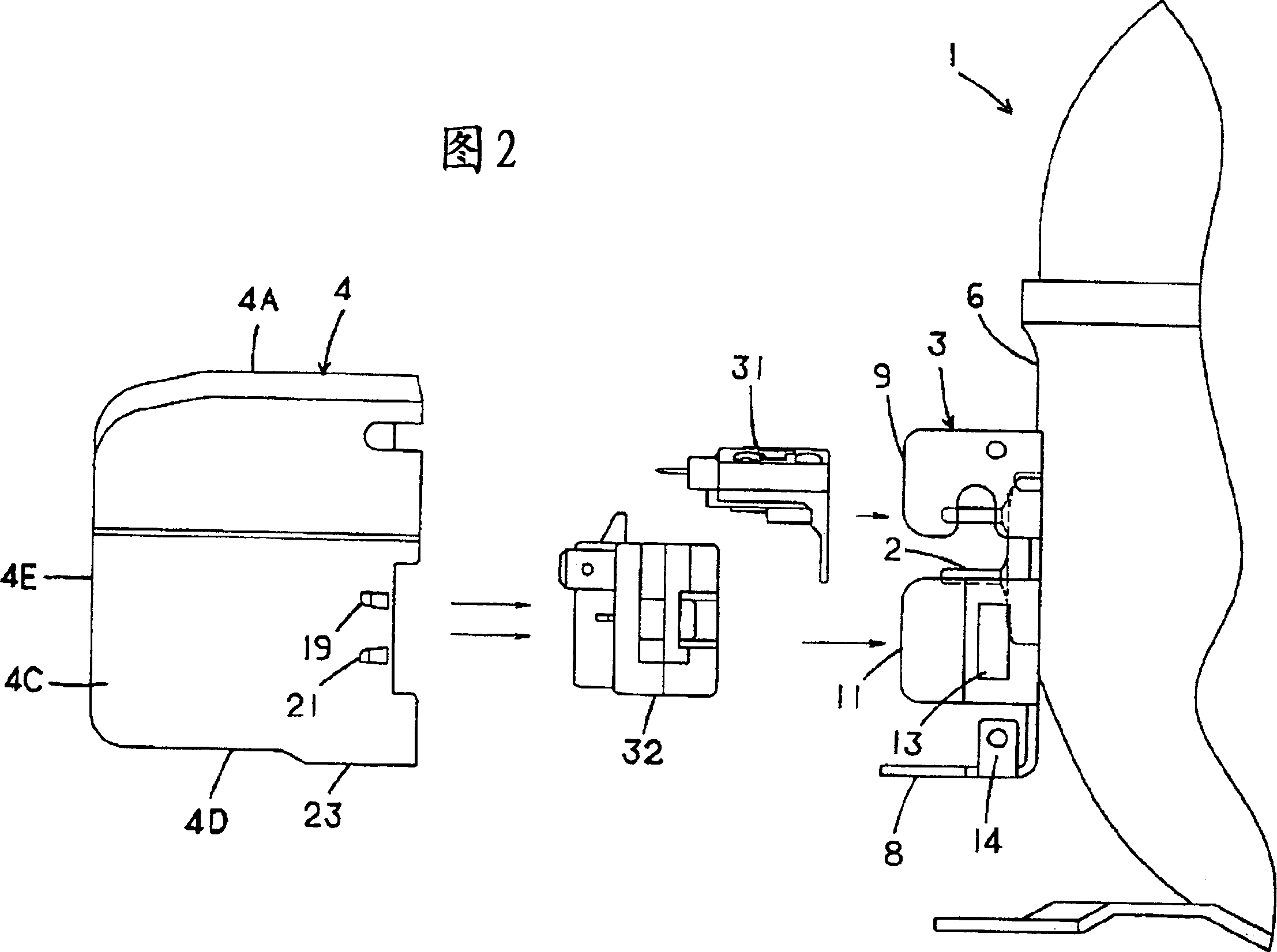 Terminal protector of compressor, compressor and cooling refrigerator