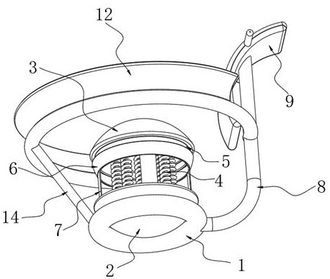 Adjustable midwifery device for gynaecology and obstetrics medical treatment