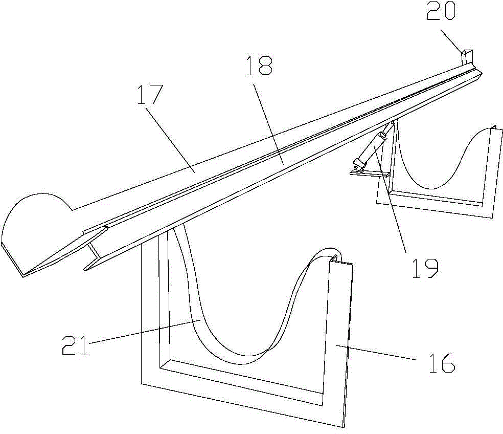 Stainless steel tube cutting and discharging system