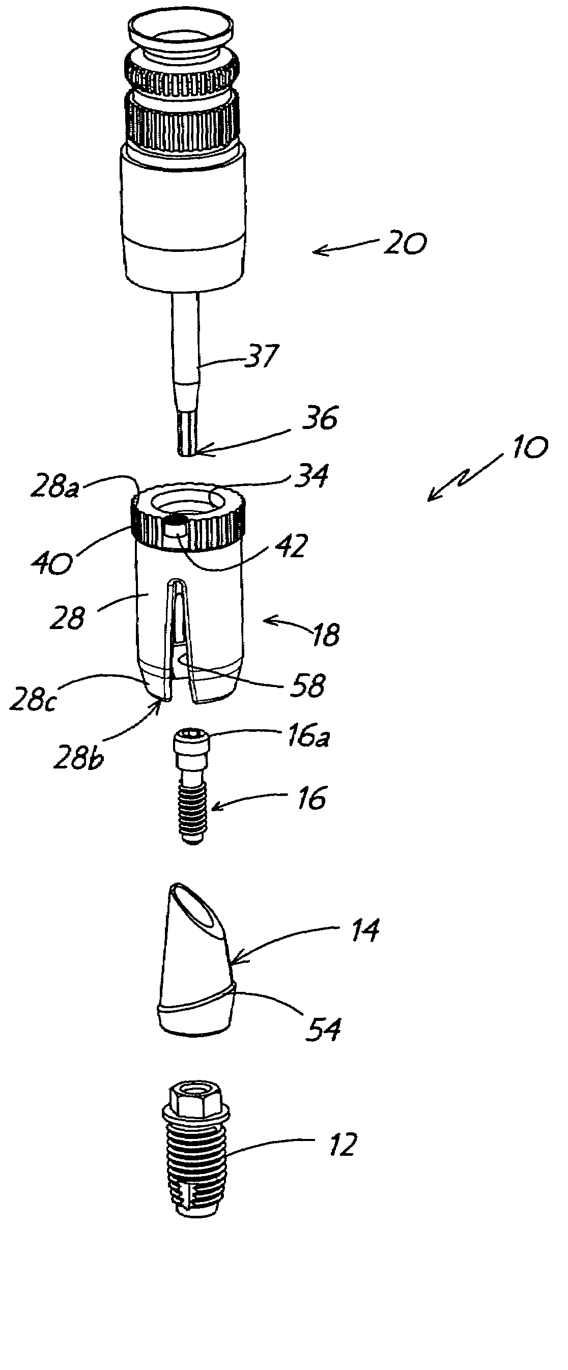 Implant abutment clips