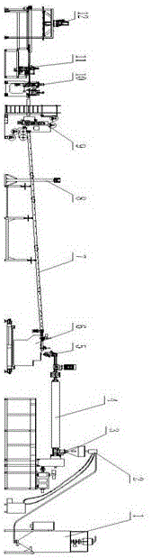 Silk-screen-printing-free light guide plate online production process and production device