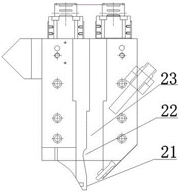 Silk-screen-printing-free light guide plate online production process and production device