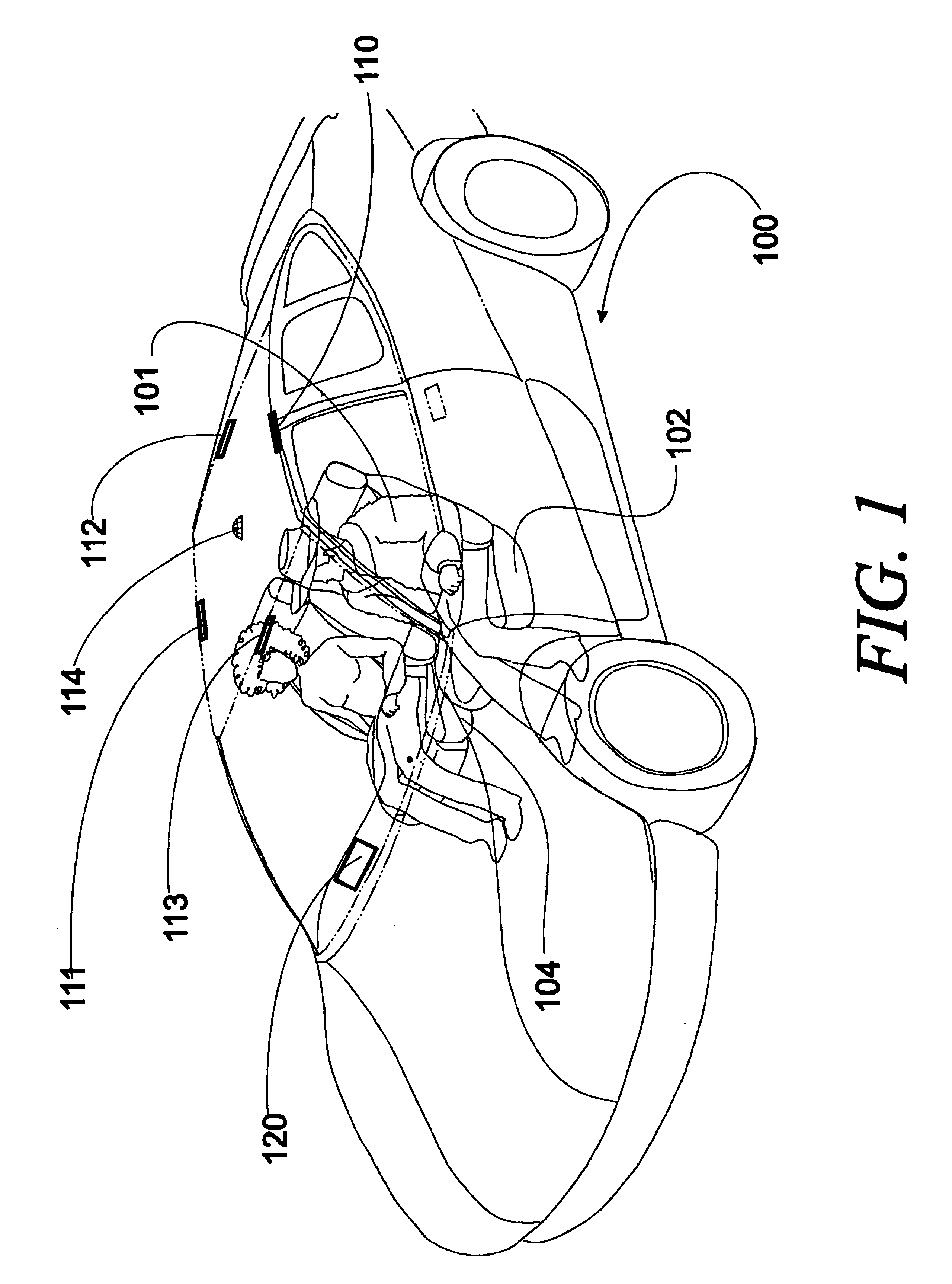 Vehicular blind spot identification and monitoring system