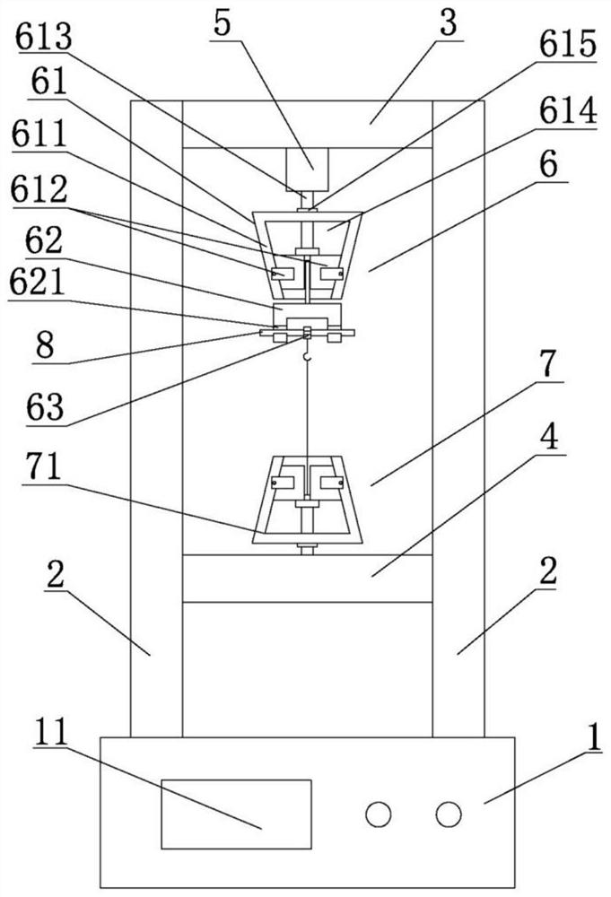 Device and method for testing adhesive force of impregnating varnish of varnished wire