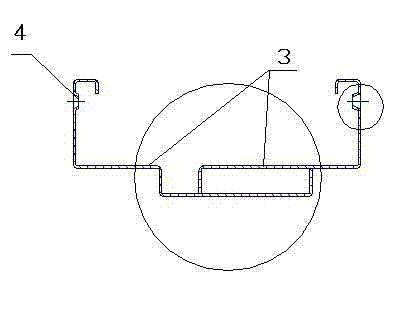 Fireproof frame with adjustable width