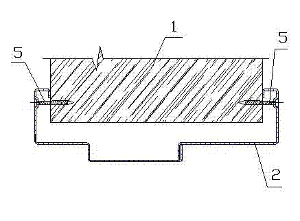 Fireproof frame with adjustable width