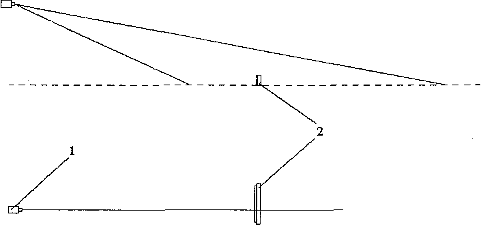 Position identifying system and detection method of multi-layer linear array laser spot