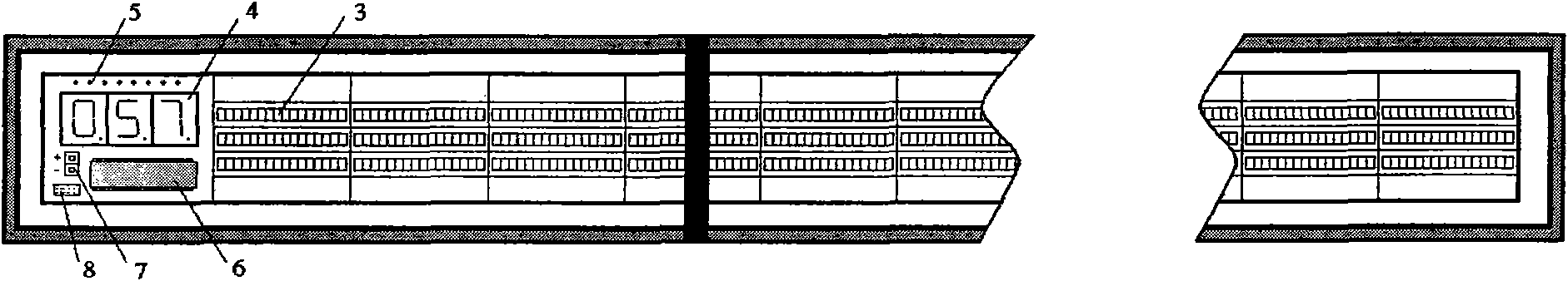 Position identifying system and detection method of multi-layer linear array laser spot