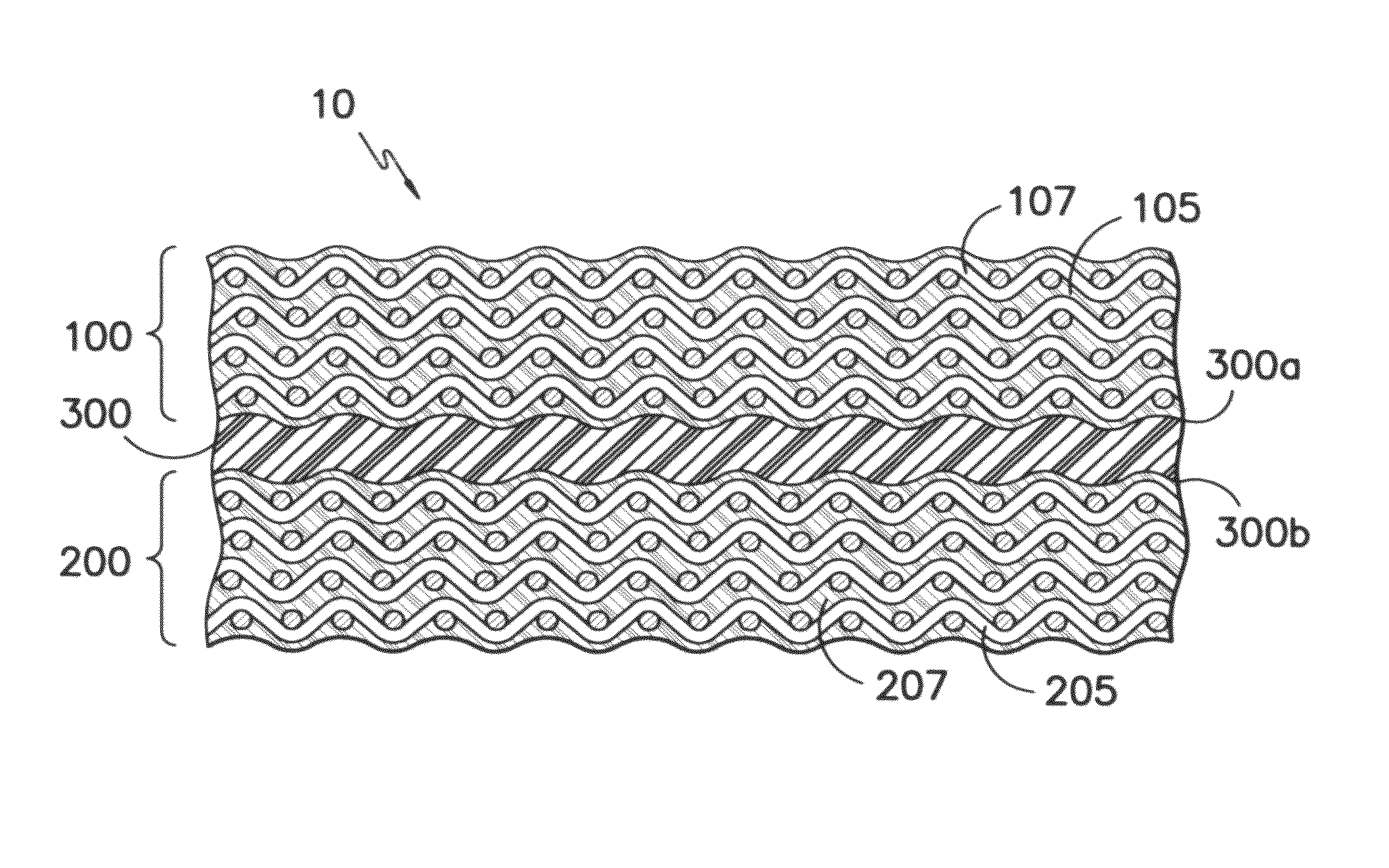 Tie layer compositions for fiber reinforced thermoplastic—thermoset structural element